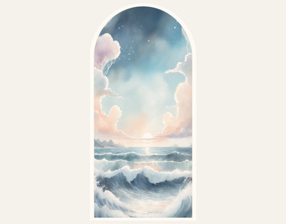 Dream Portal Sticker – Sea Arch Wall Decal