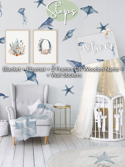 Whale Dreams Nursery Set
