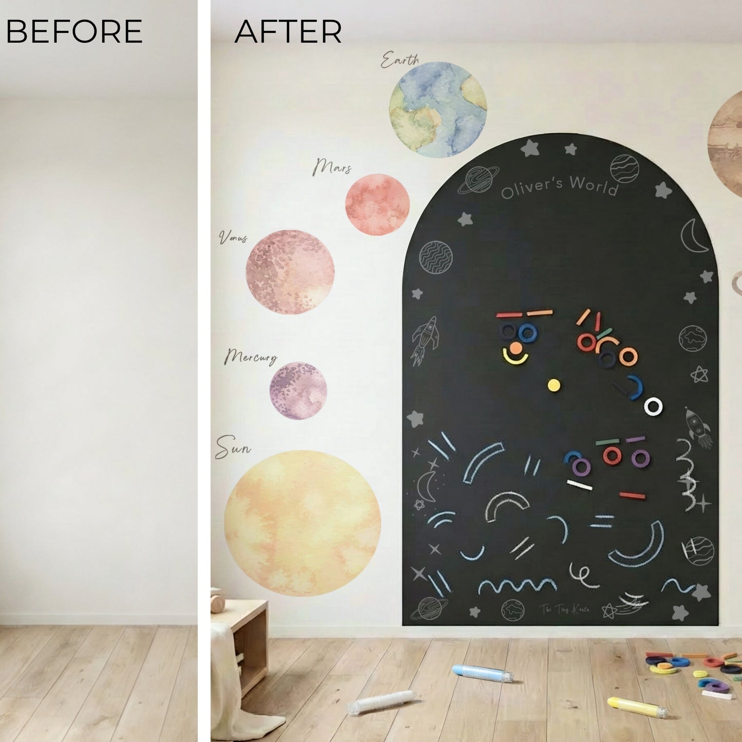 The Space Adventure Collection | Personalized Magnetic Playwall Bundle