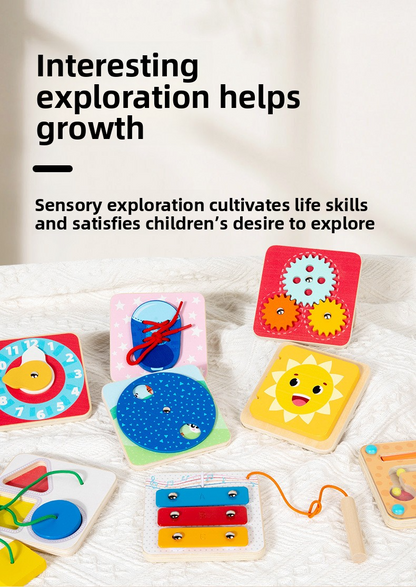 Montessori Wooden Magnets for Cognitive Learning