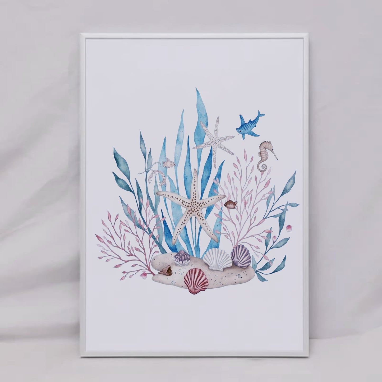 Wall-Art Set - Boy Under The Sea