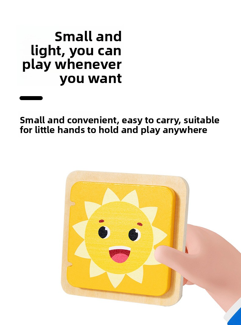 Montessori Wooden Magnets for Cognitive Learning