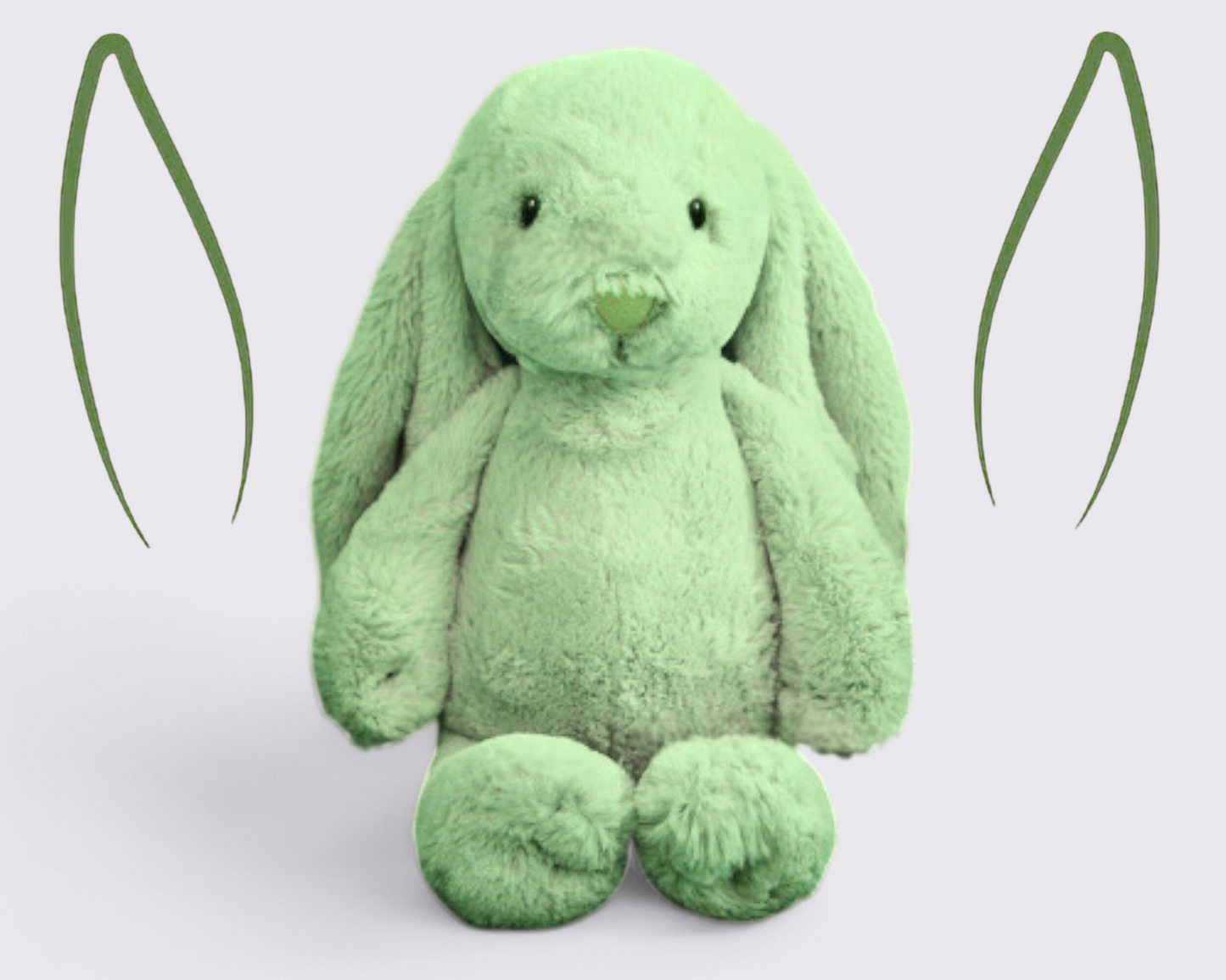 Personalisierter Plüschhase – Individuell besticktes Kuscheltier für Babys, Geschenk für Neugeborene und Andenken