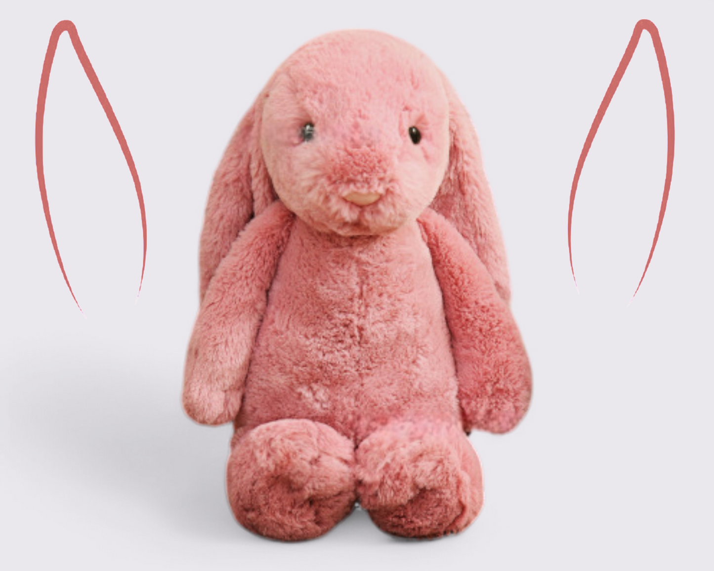 Personalisierter Plüschhase – Individuell besticktes Kuscheltier für Babys, Geschenk für Neugeborene und Andenken