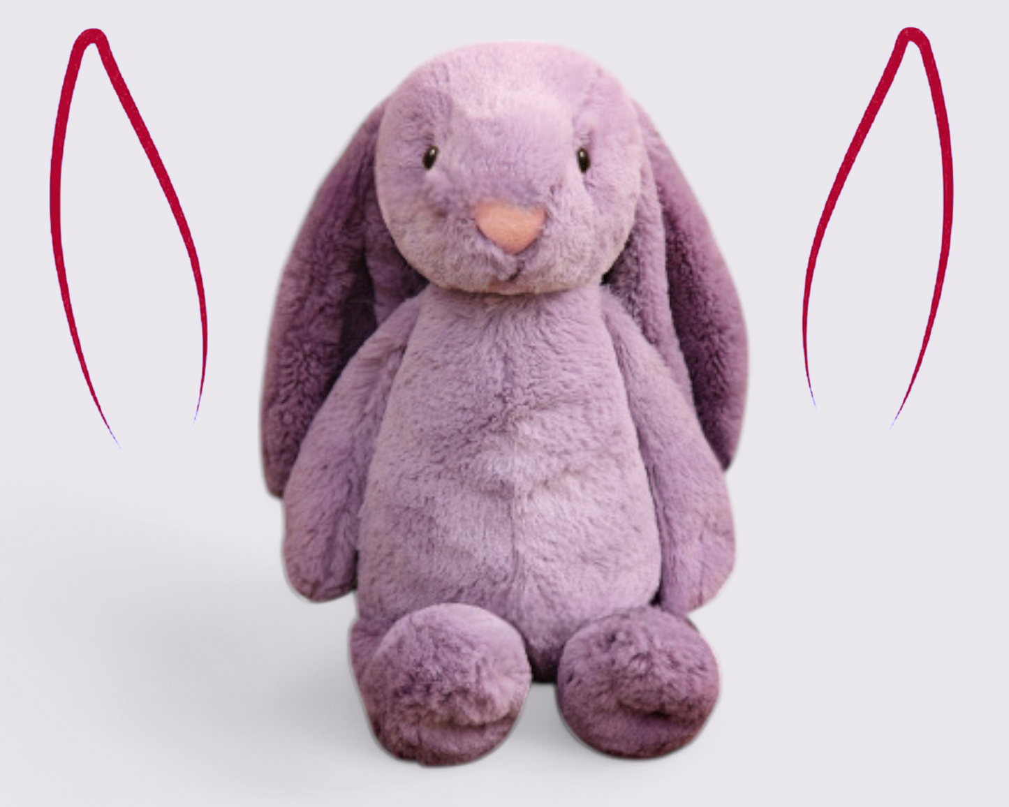 Personalisierter Plüschhase – Individuell besticktes Kuscheltier für Babys, Geschenk für Neugeborene und Andenken