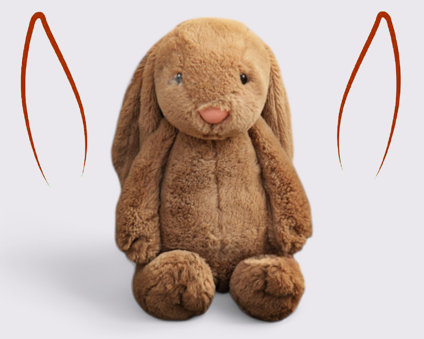 Personalisierter Plüschhase – Individuell besticktes Kuscheltier für Babys, Geschenk für Neugeborene und Andenken