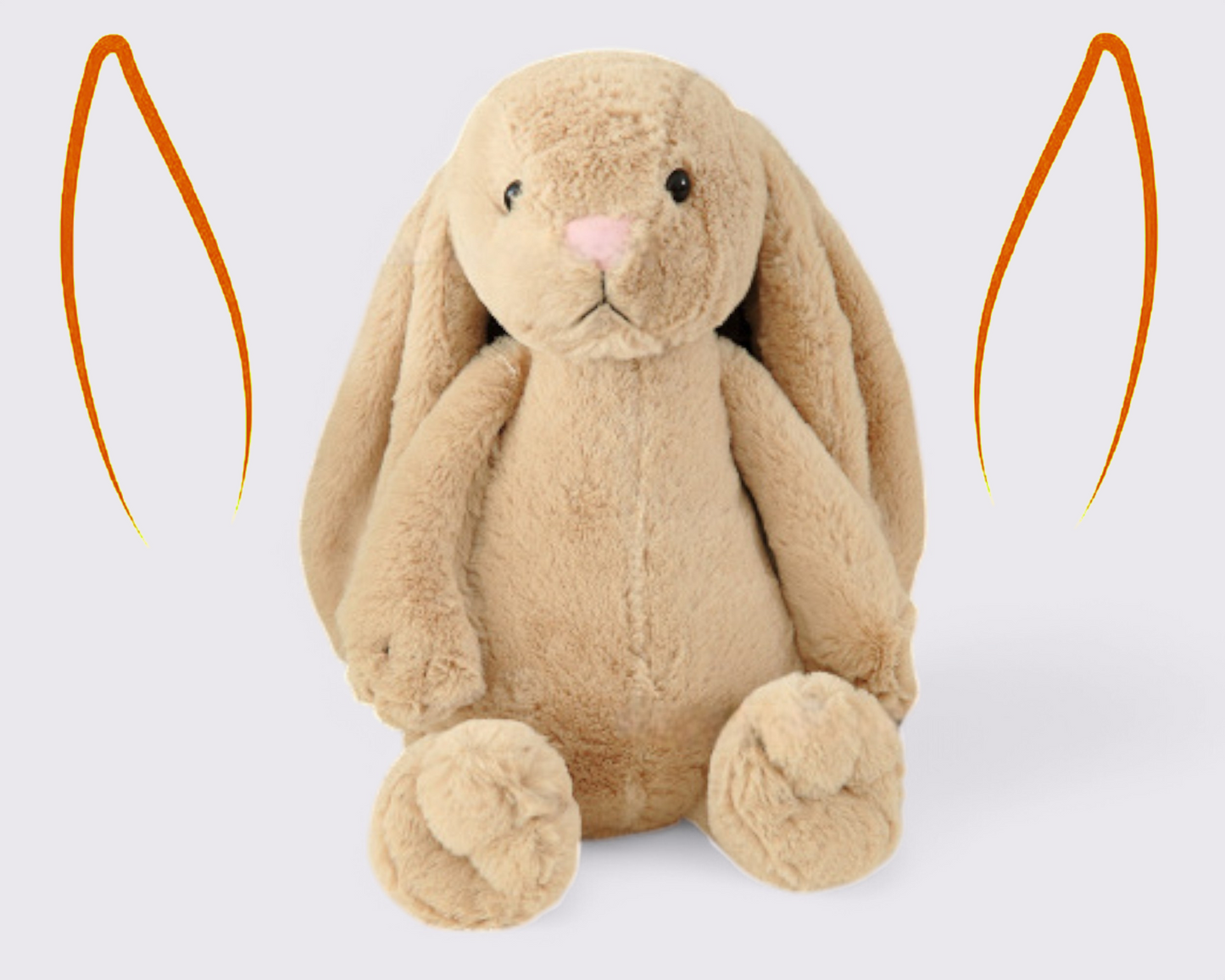 Personalisierter Plüschhase – Individuell besticktes Kuscheltier für Babys, Geschenk für Neugeborene und Andenken
