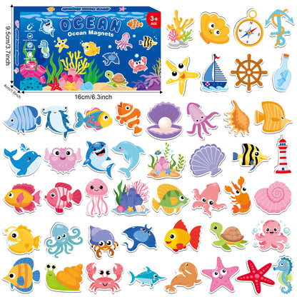Magnetic Learning Fun for Little Explorers /  Ocean World (2–3 Years)_