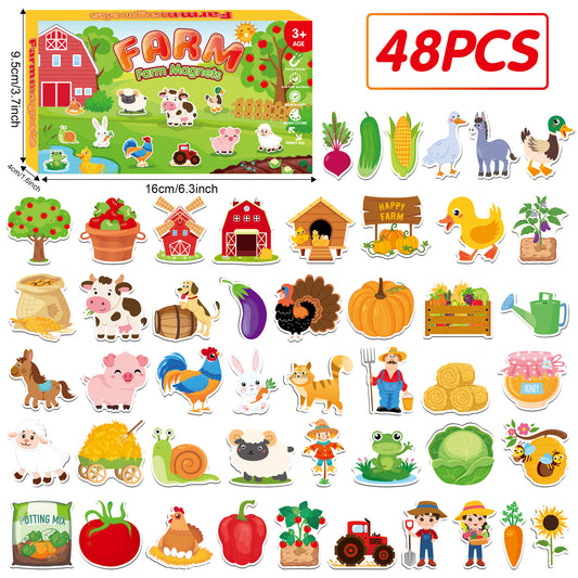 Farm Life Magnets (48 pcs)