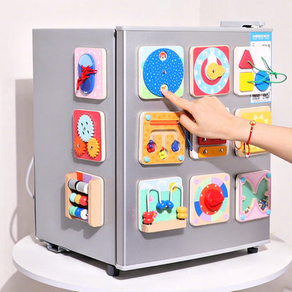 Montessori Wooden Magnets for Cognitive Learning