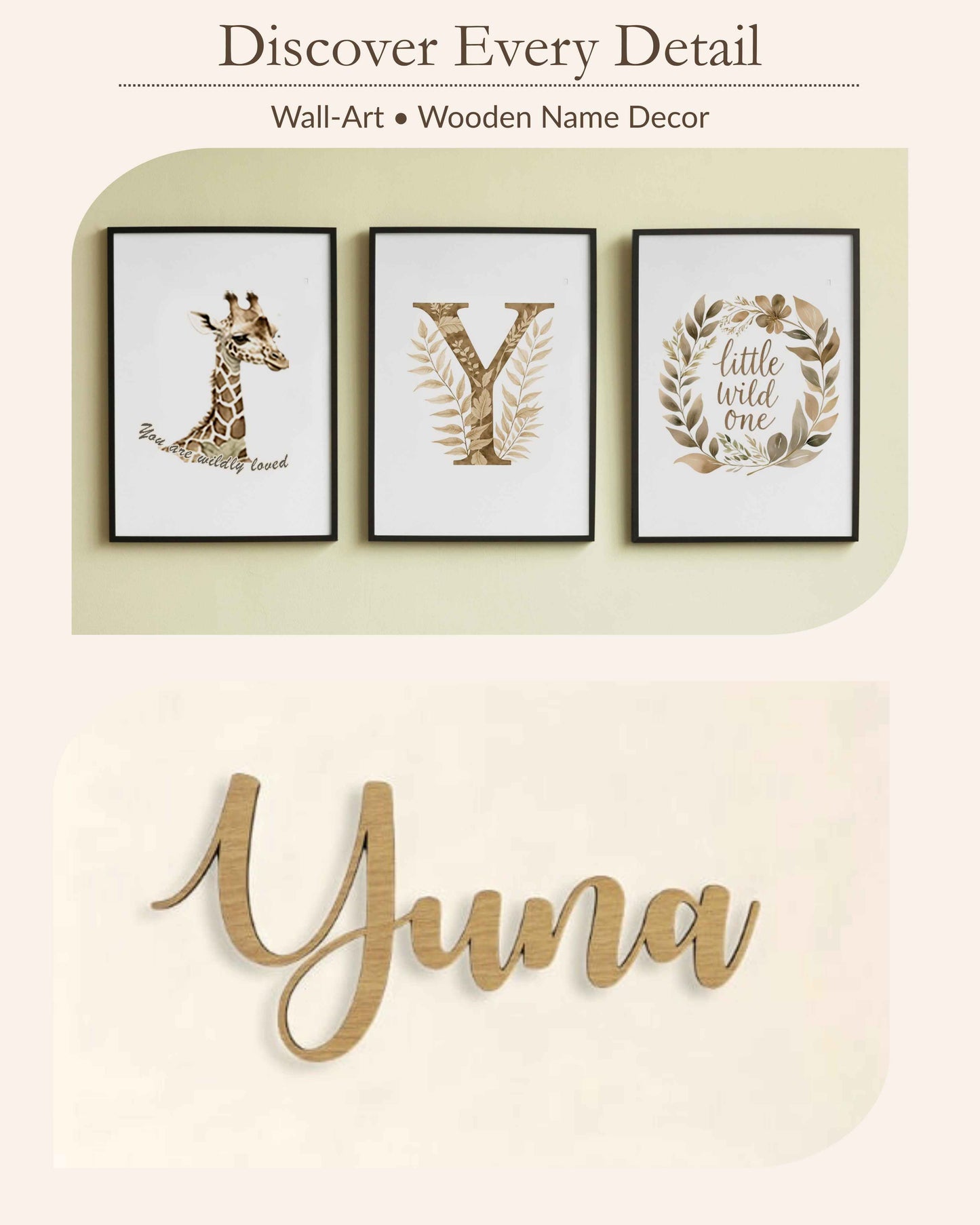 Pink Safari Nursery Set