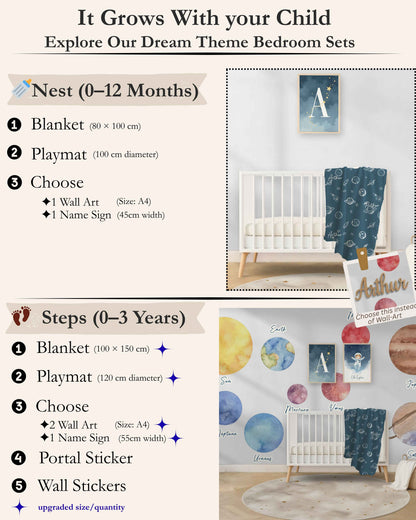 Space Astronaut Universe Nursery Set