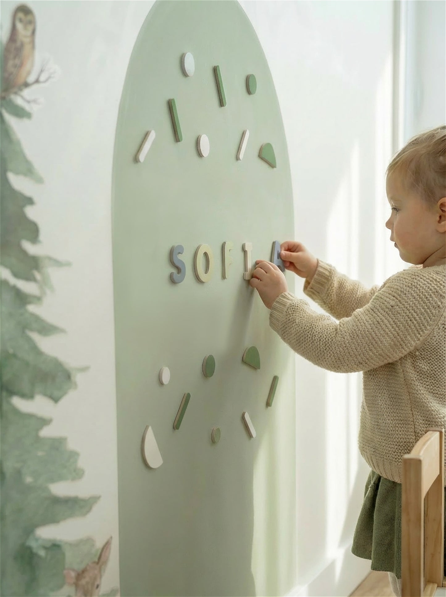 Woodland Montessori Magnetic Play Corner Set