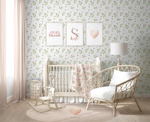 Floral Nursery Wallpaper Peel & Stick