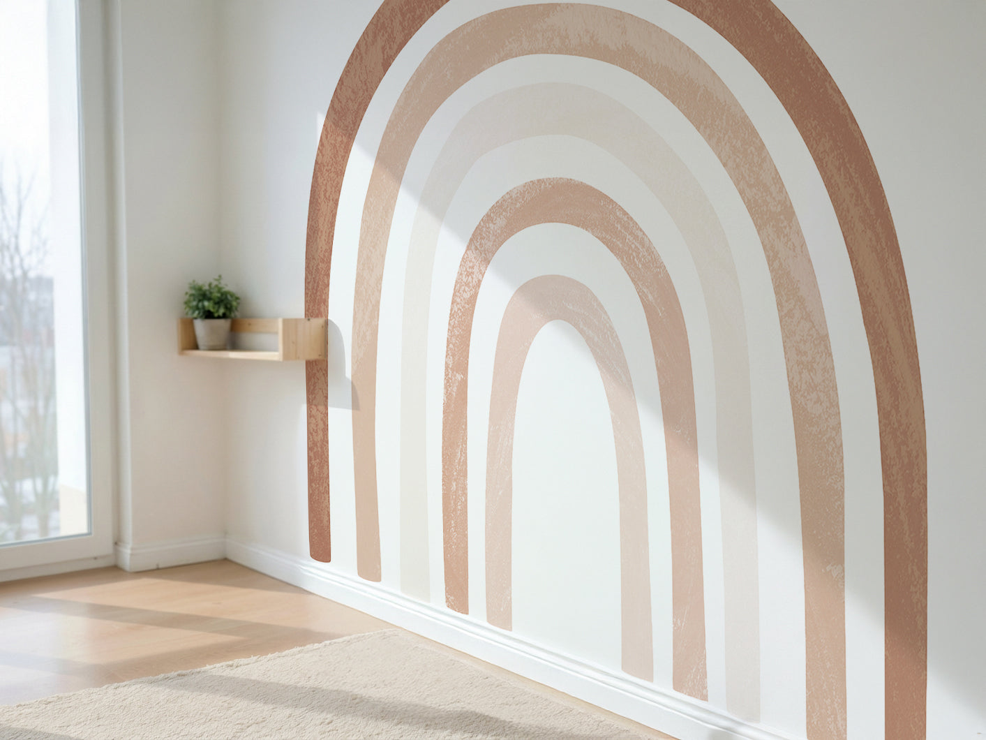 Boho Rainbow Montessori Magnetic  Play Corner Set