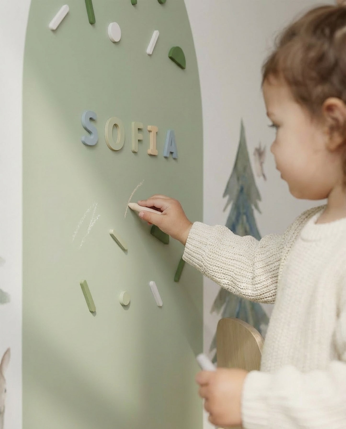 Woodland Montessori Magnetic Play Corner Set