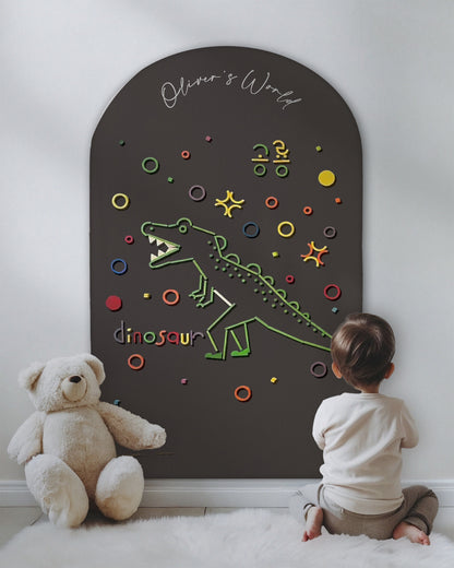 Charcoal Minimal Magnetic Wall