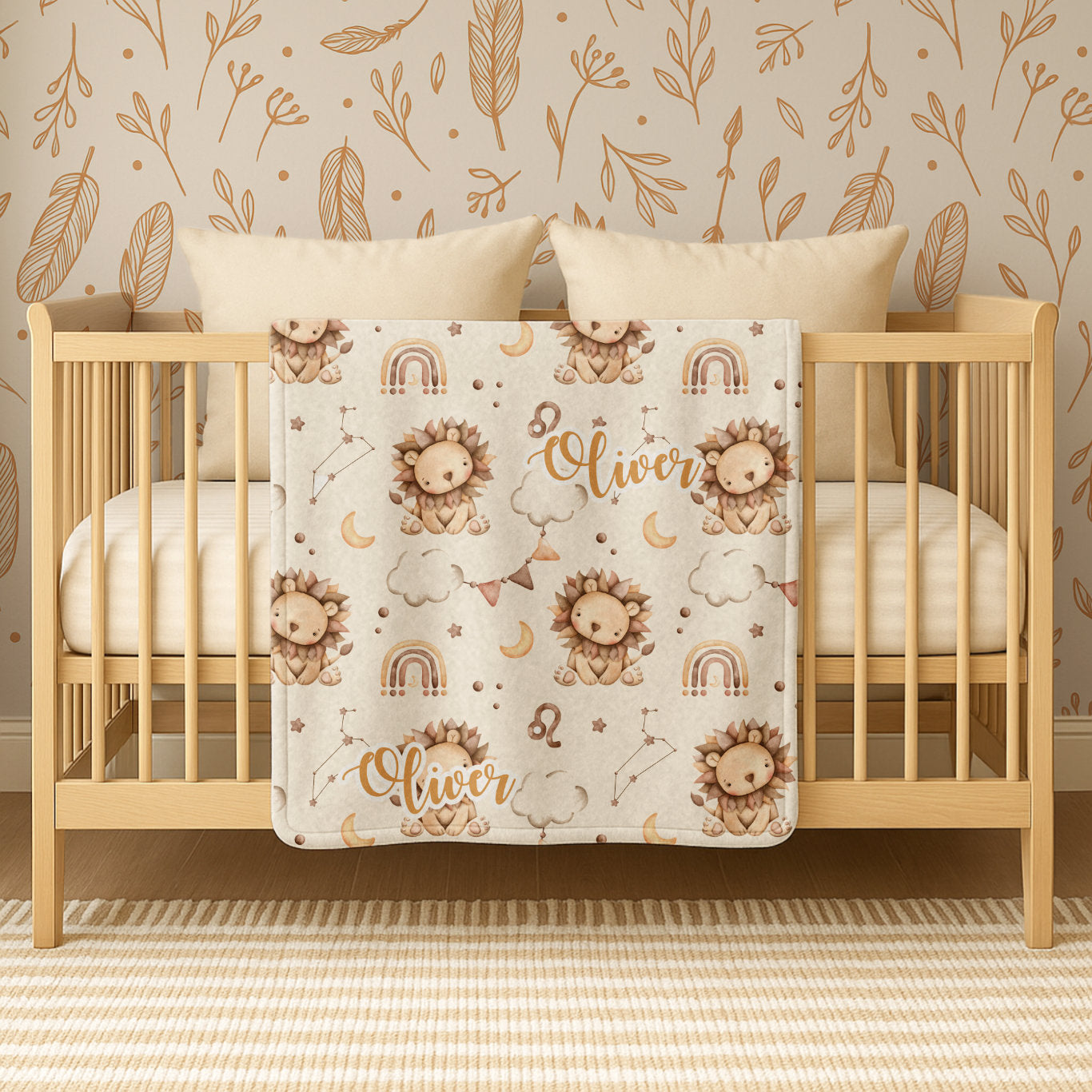 Personaliseerde Babydeken met Vliegtuig Ontwerp – Aanpassingsnaamdeken voor Jongens – Zachte Vacht Babykamer Throw – Geboortegeschenk, Babyshower Present