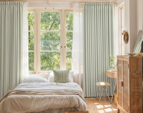 Minty Green Blackout Curtain