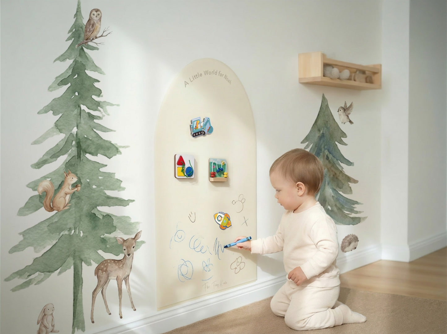 Woodland Magnetic Playwall Set