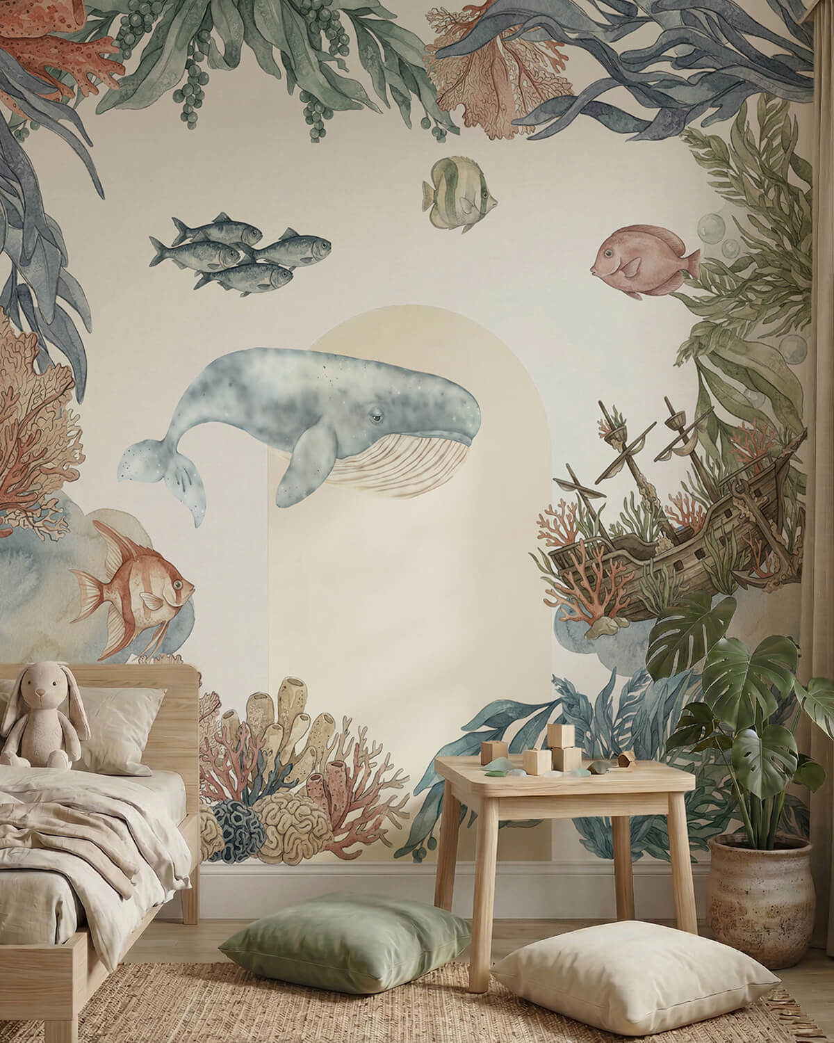 Deep Sea Whale Magnetic Storywall