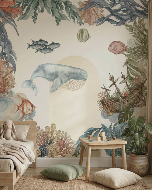 Deep Sea Whale Magnetic Storywall