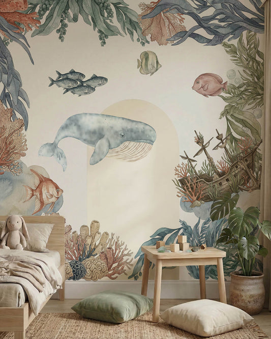 Deep Sea Whale Magnetic Storywall