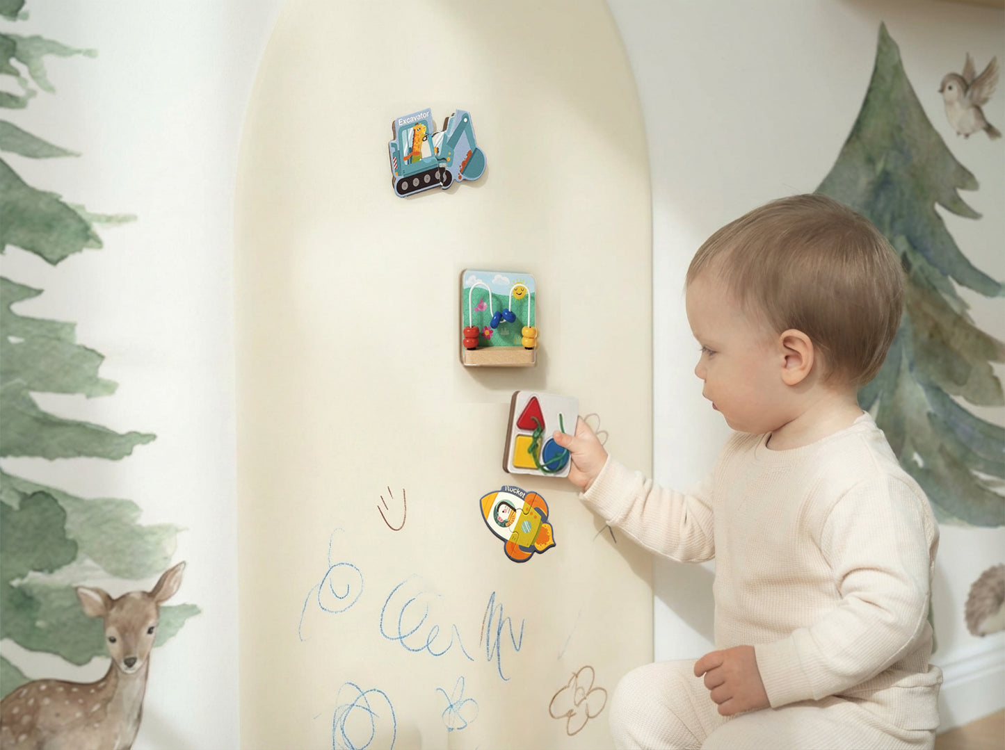 Woodland Magnetic Playwall Set