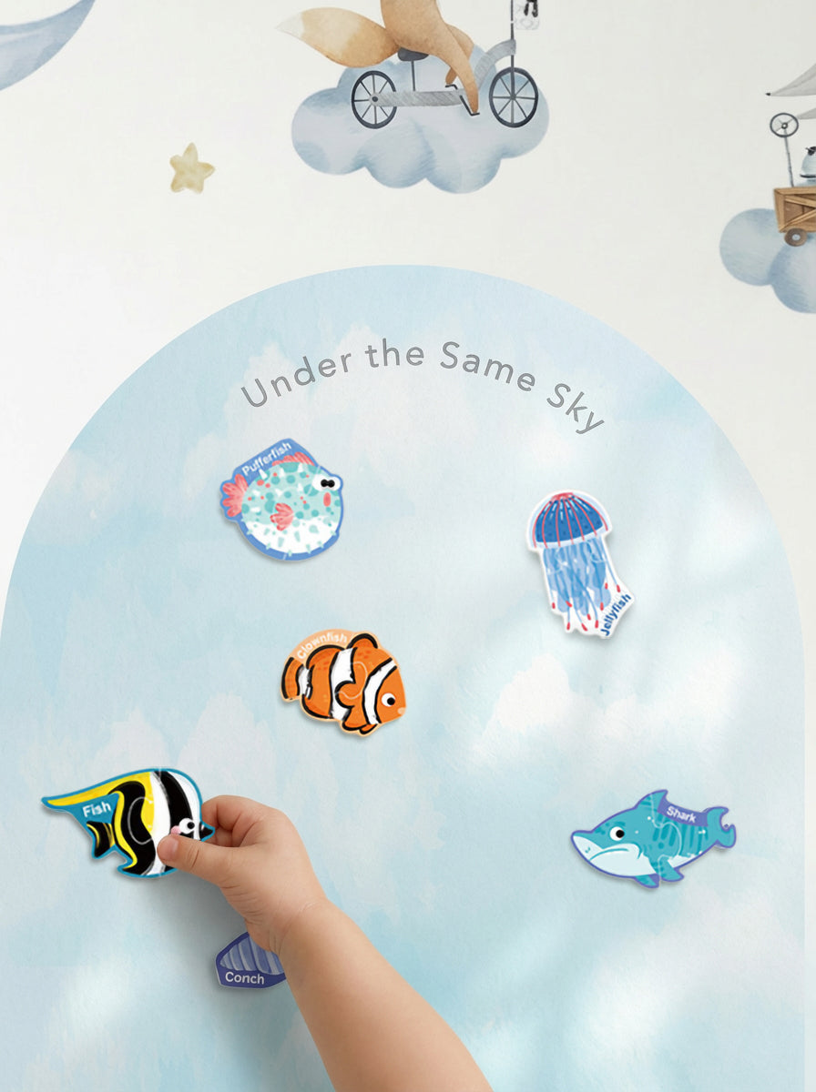 Soft Sky Magnetic Playroom Sets