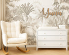 Vintage Safari Wallpaper Peel & Stick