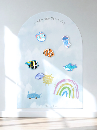 Soft Sky Magnetic Playroom Sets