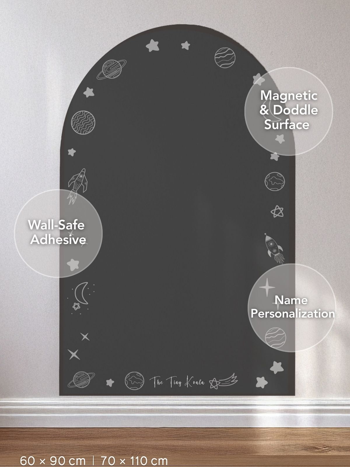 Space Explorer Magnetic Play & Learn Wall