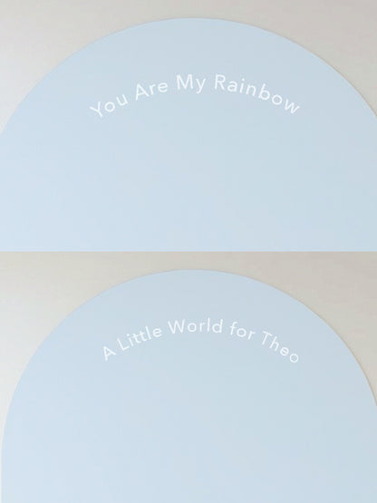 Calm Blue Rainbow Montessori Play Corner Set