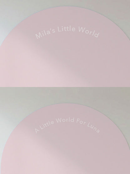 Soft Pink Rainbow Watercolor Magnetic Play Corner Sets