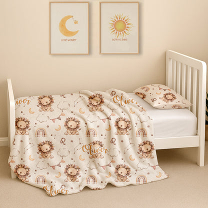 Personaliseerde Babydeken met Vliegtuig Ontwerp – Aanpassingsnaamdeken voor Jongens – Zachte Vacht Babykamer Throw – Geboortegeschenk, Babyshower Present