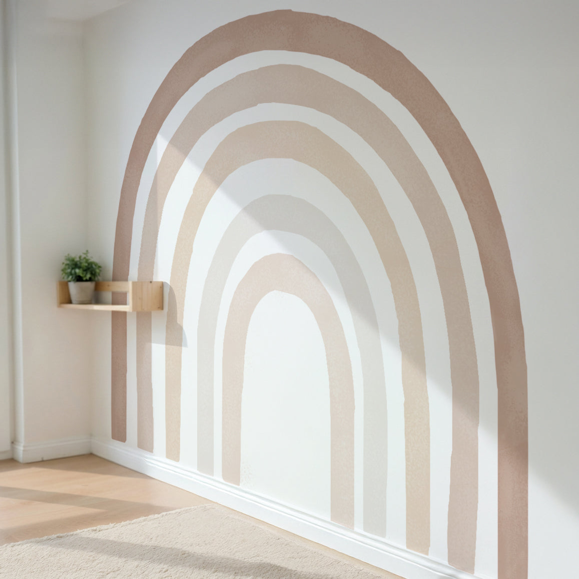 Boho Sand Rainbow Magnetic Playroom Set